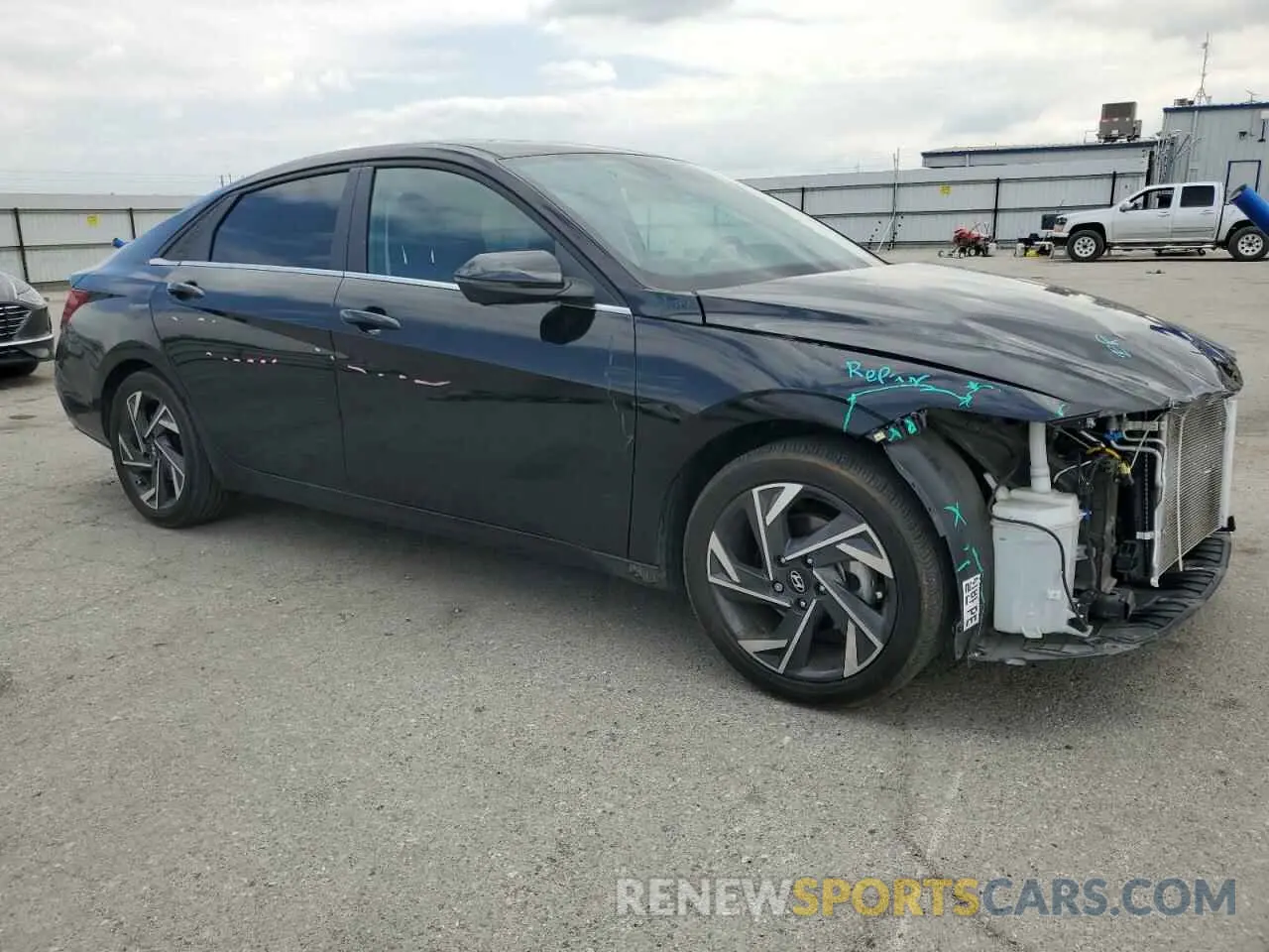 4 Photograph of a damaged car KMHLP4DG5RU689753 HYUNDAI ELANTRA 2024