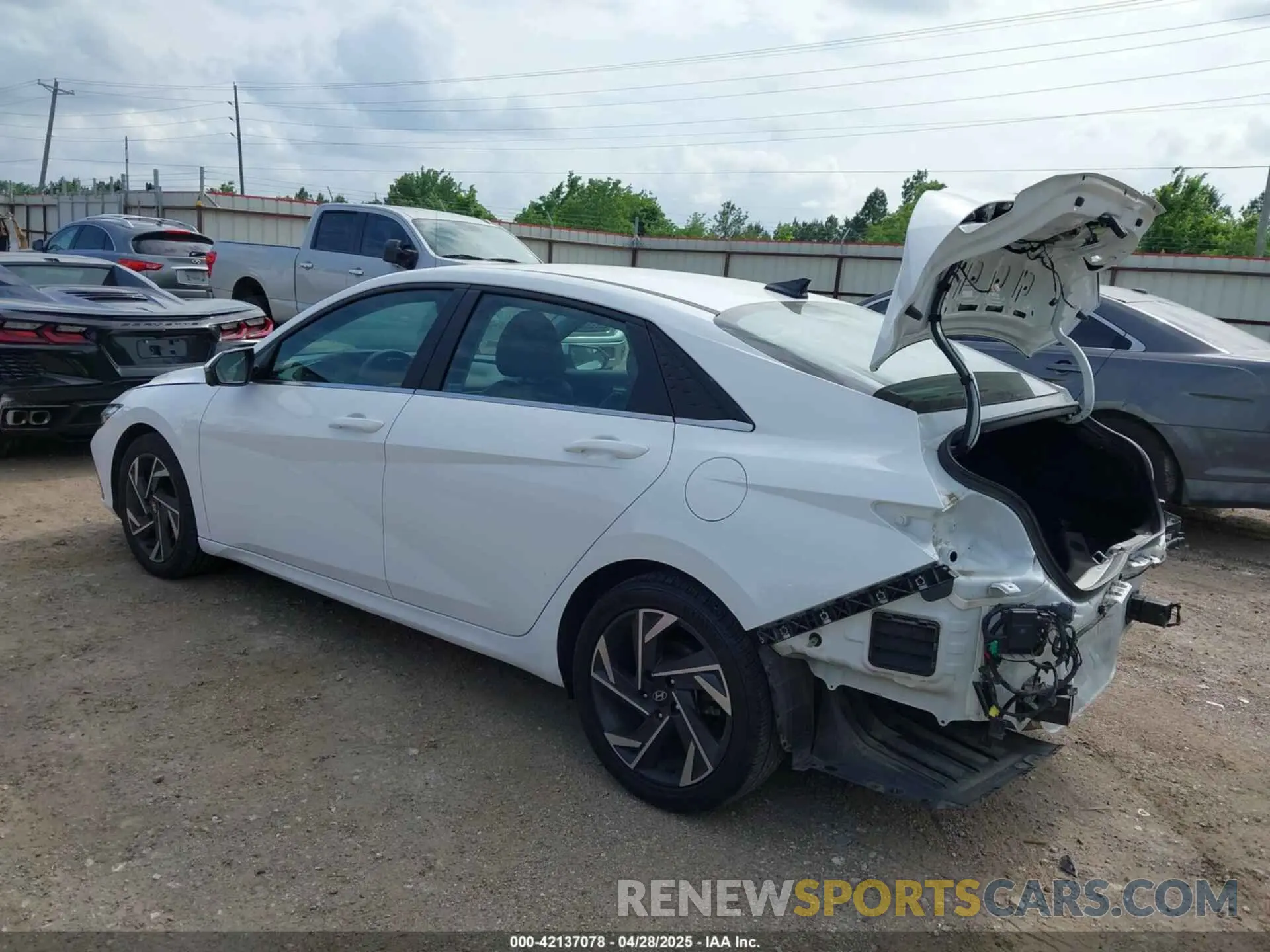 3 Photograph of a damaged car KMHLP4DG5RU703294 HYUNDAI ELANTRA 2024
