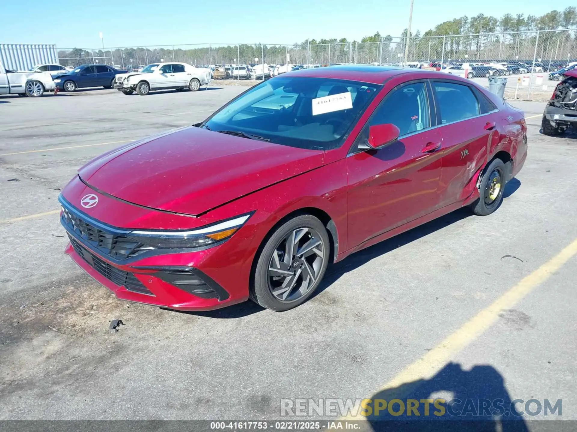 2 Photograph of a damaged car KMHLP4DG5RU733699 HYUNDAI ELANTRA 2024