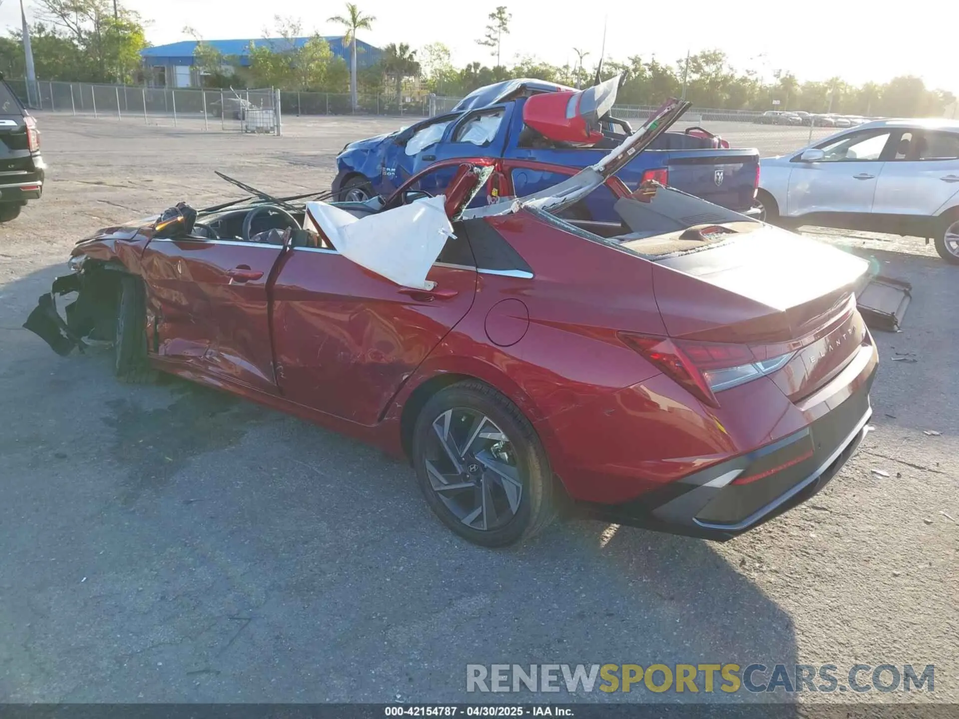 3 Photograph of a damaged car KMHLP4DG5RU764628 HYUNDAI ELANTRA 2024