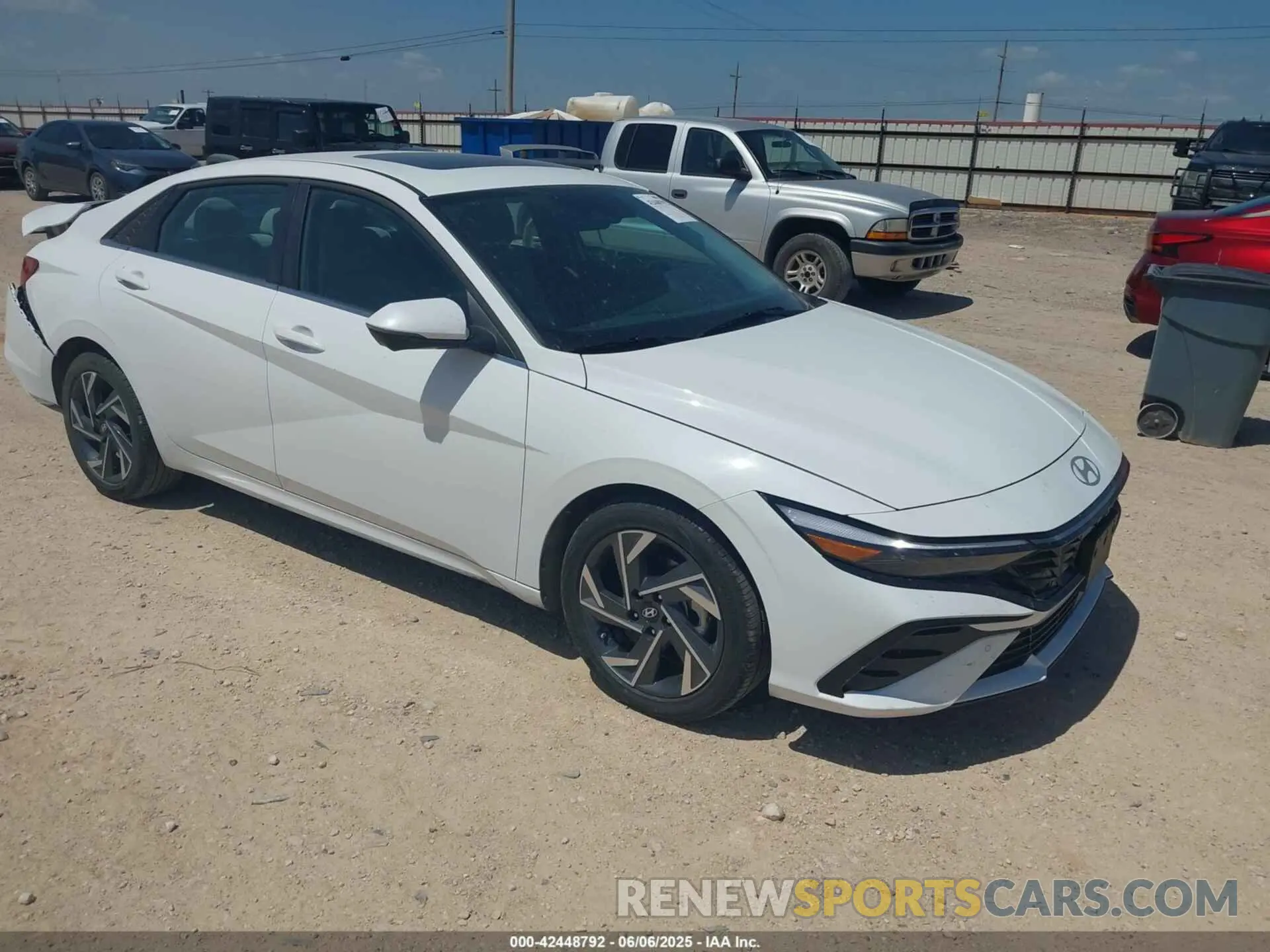 1 Photograph of a damaged car KMHLP4DG5RU815397 HYUNDAI ELANTRA 2024