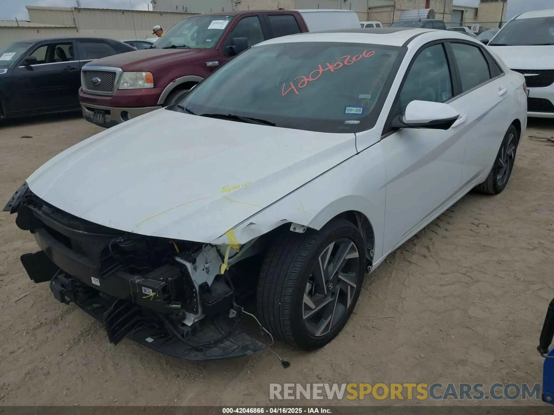 2 Photograph of a damaged car KMHLP4DG6RU815330 HYUNDAI ELANTRA 2024