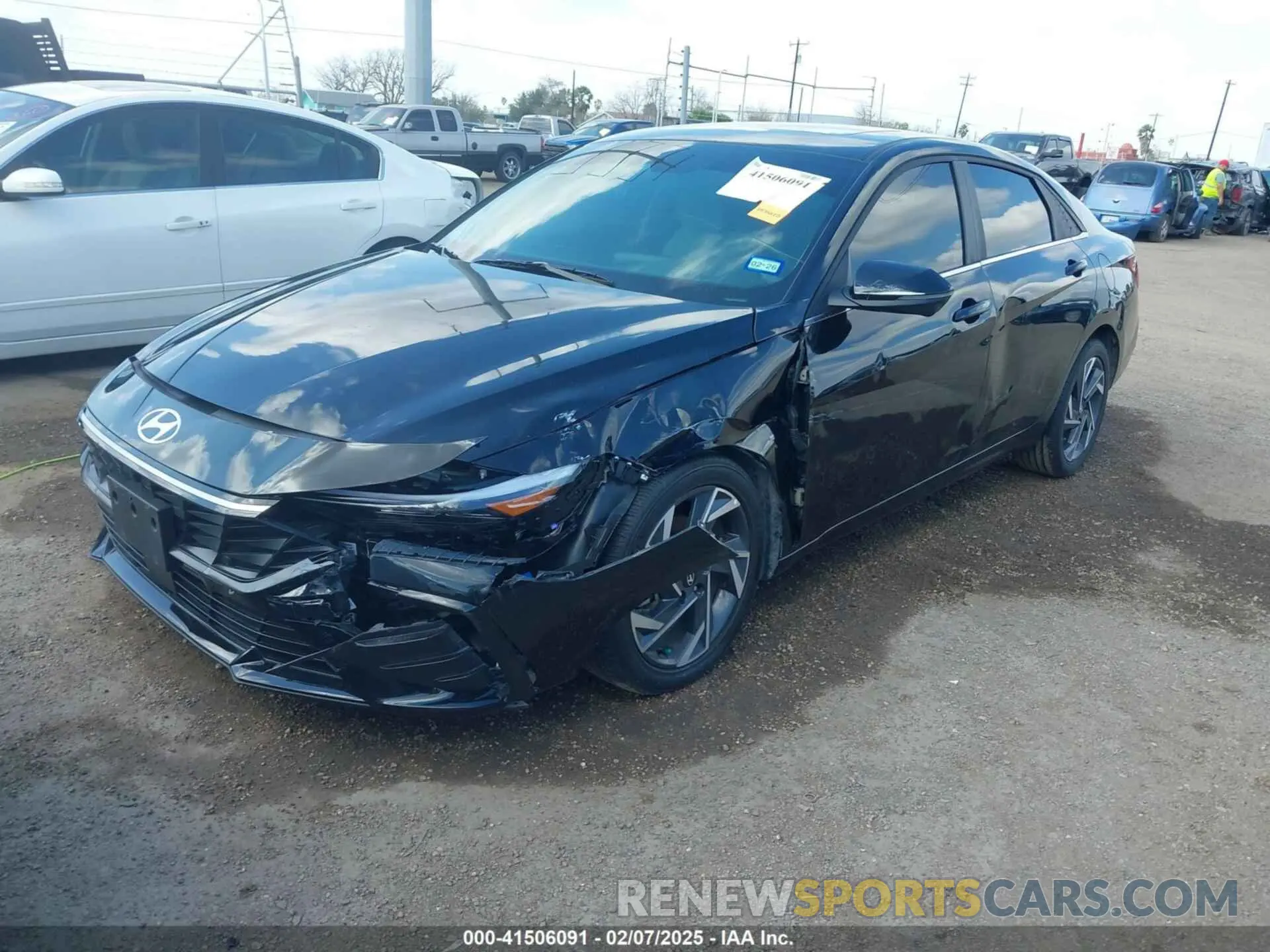 2 Photograph of a damaged car KMHLP4DG7RU718847 HYUNDAI ELANTRA 2024