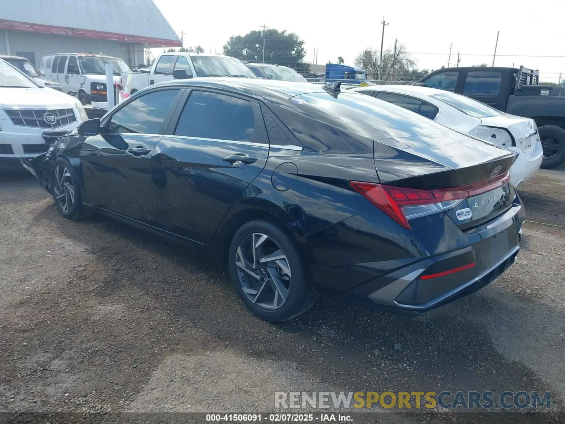 3 Photograph of a damaged car KMHLP4DG7RU718847 HYUNDAI ELANTRA 2024