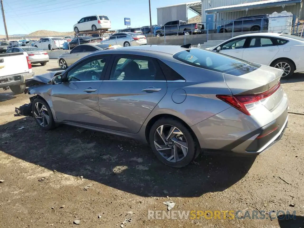 2 Photograph of a damaged car KMHLP4DG7RU741495 HYUNDAI ELANTRA 2024