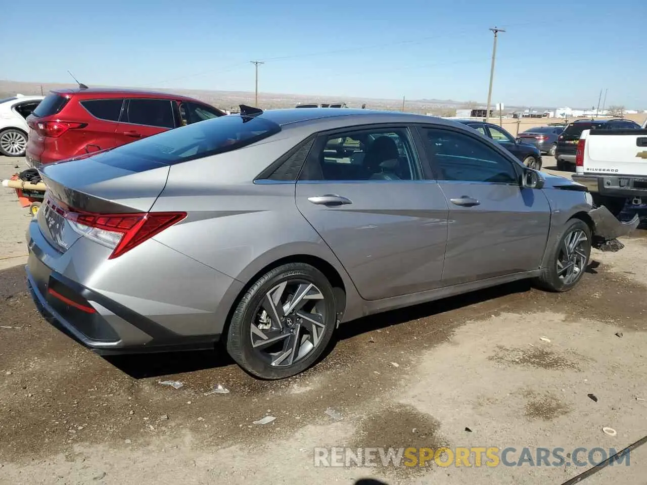 3 Photograph of a damaged car KMHLP4DG7RU741495 HYUNDAI ELANTRA 2024
