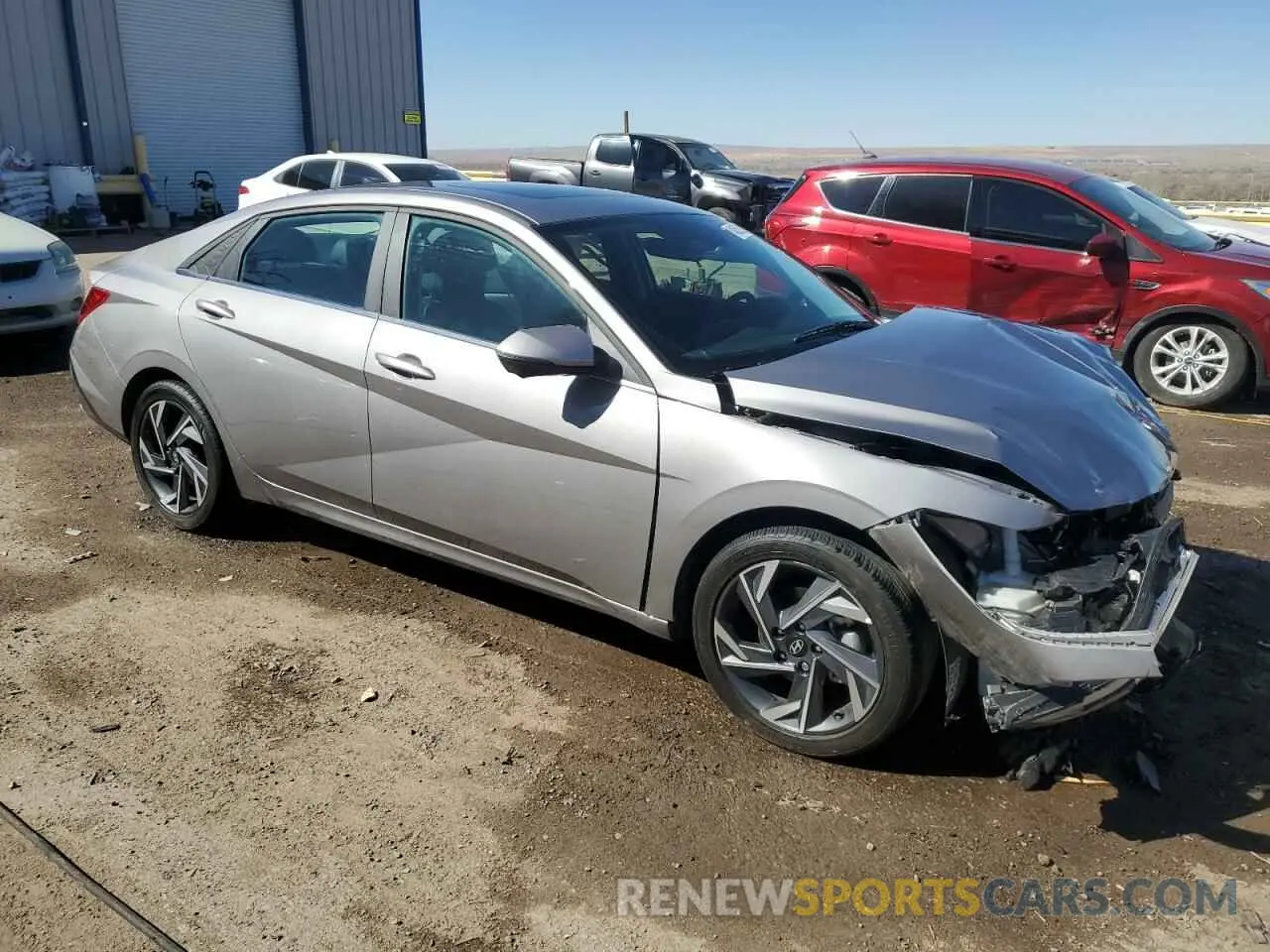 4 Photograph of a damaged car KMHLP4DG7RU741495 HYUNDAI ELANTRA 2024