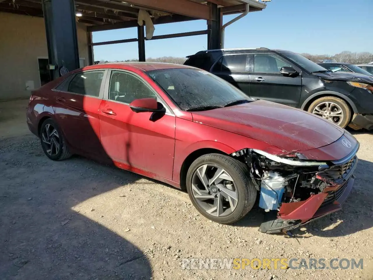 4 Photograph of a damaged car KMHLP4DG7RU792124 HYUNDAI ELANTRA 2024