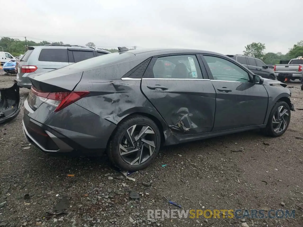 3 Photograph of a damaged car KMHLP4DG7RU830399 HYUNDAI ELANTRA 2024