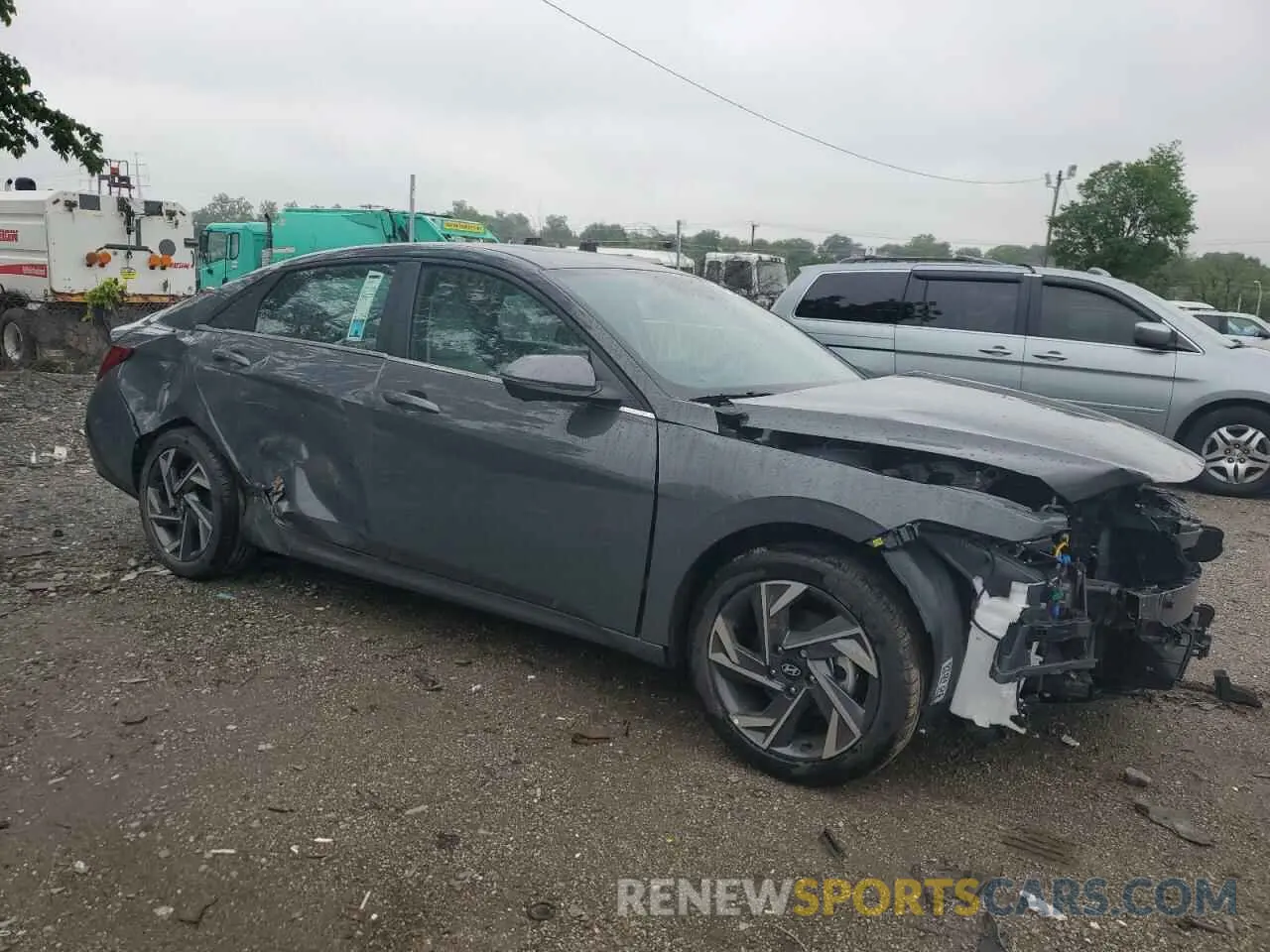 4 Photograph of a damaged car KMHLP4DG7RU830399 HYUNDAI ELANTRA 2024