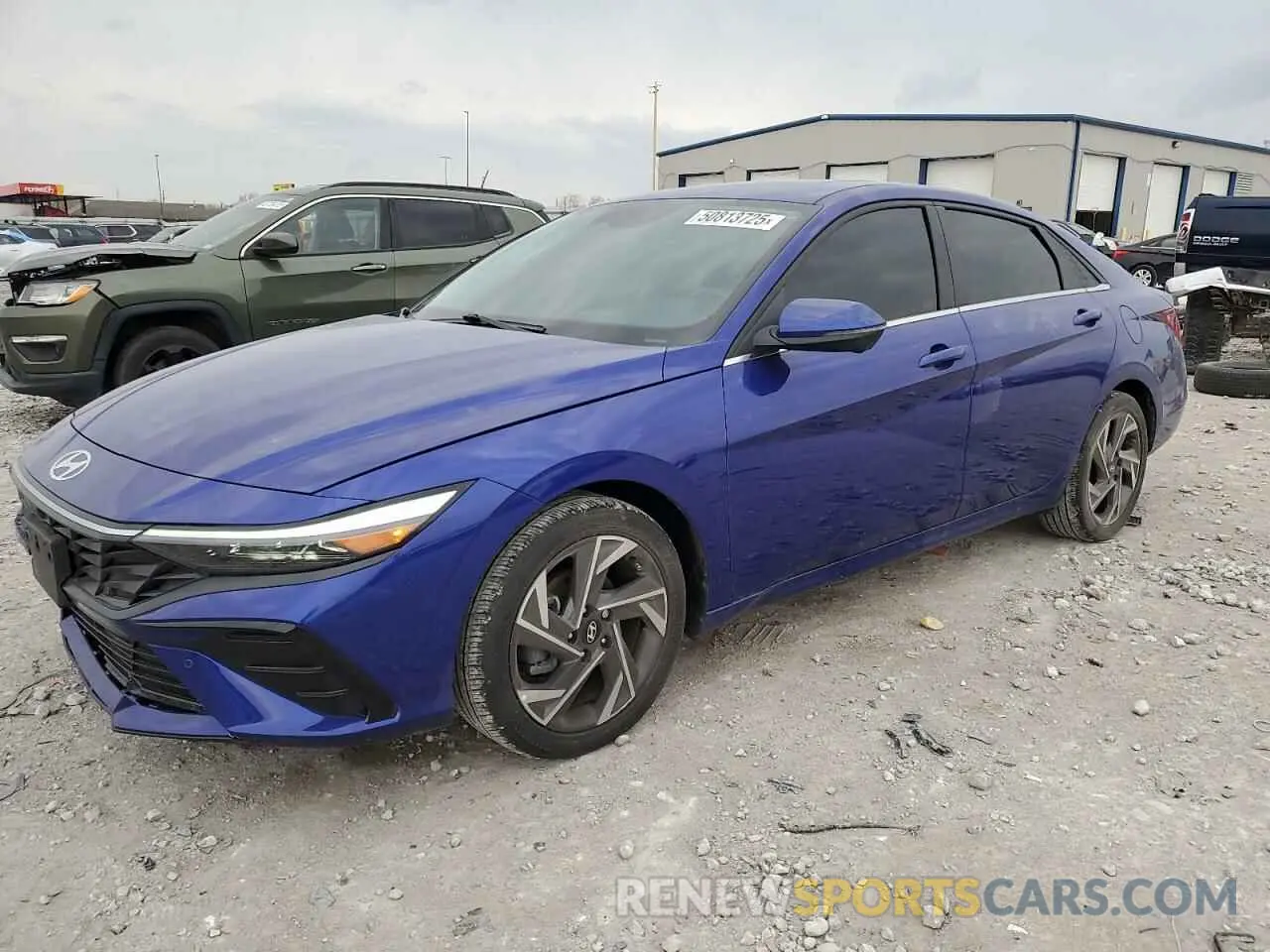 1 Photograph of a damaged car KMHLP4DG8RU678293 HYUNDAI ELANTRA 2024