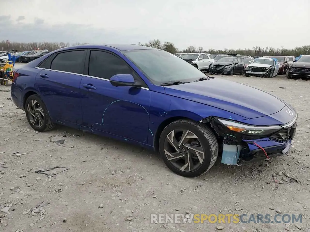 4 Photograph of a damaged car KMHLP4DG8RU678293 HYUNDAI ELANTRA 2024