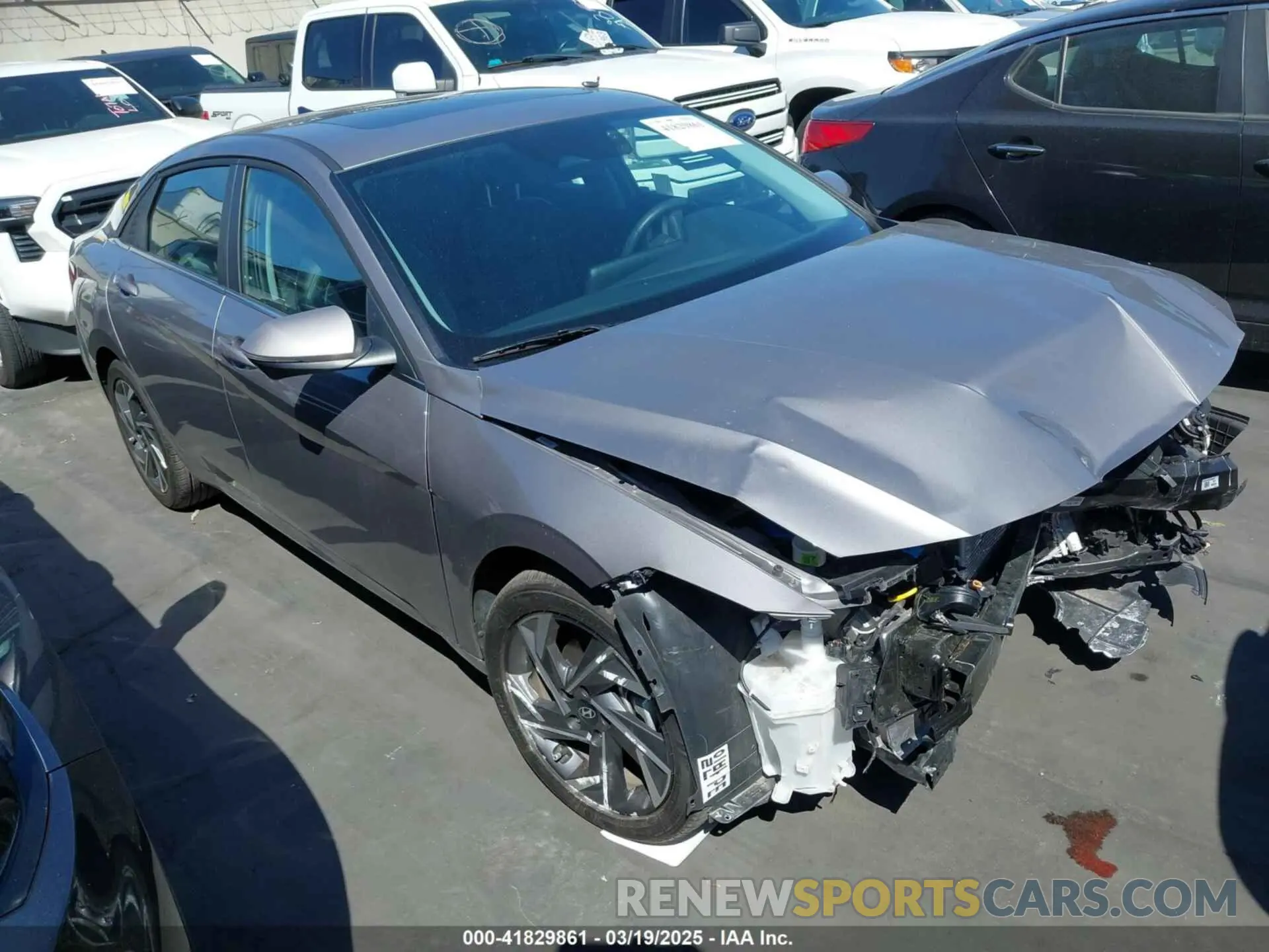 1 Photograph of a damaged car KMHLP4DG9RU690159 HYUNDAI ELANTRA 2024