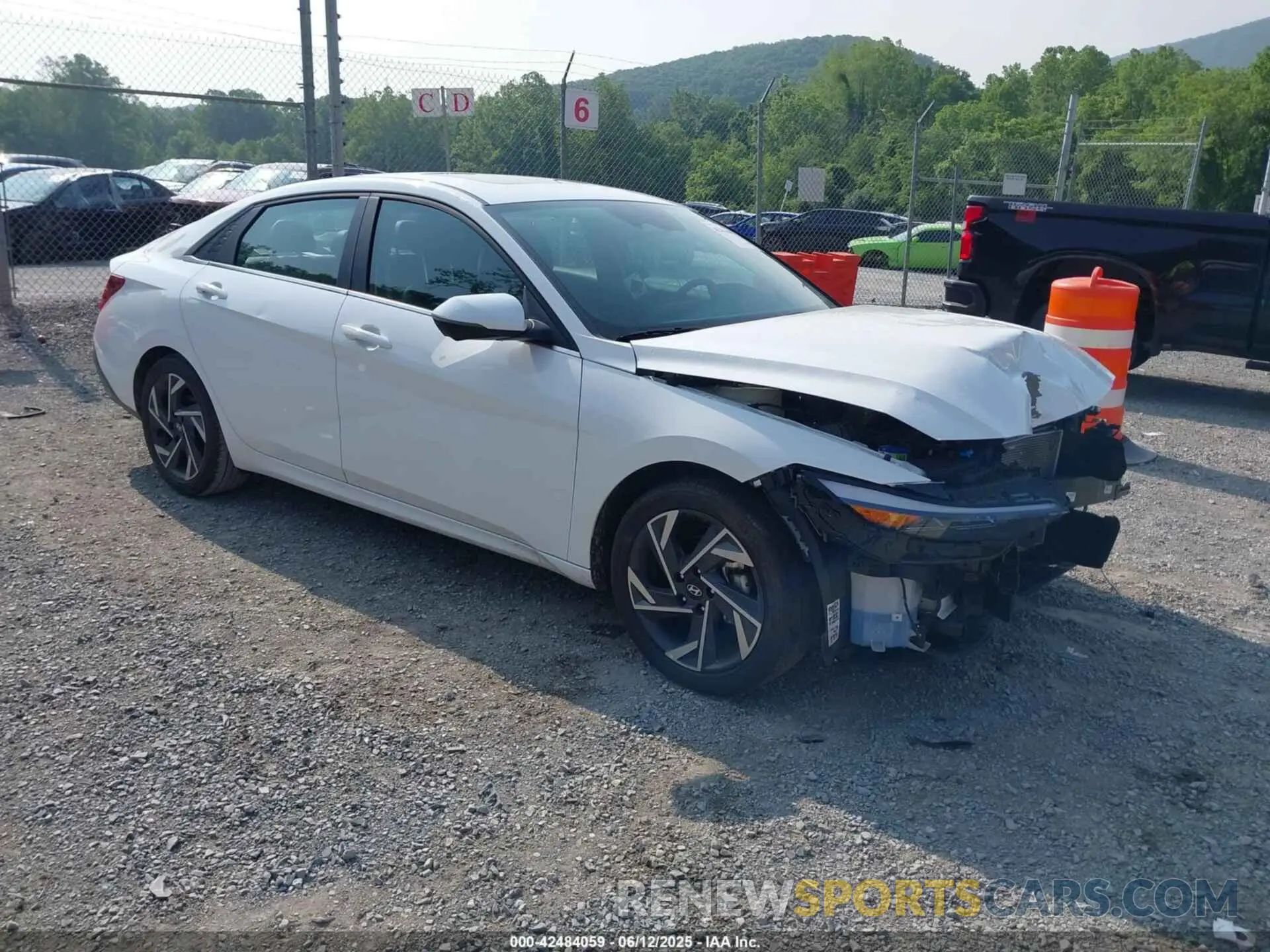 1 Photograph of a damaged car KMHLP4DG9RU800577 HYUNDAI ELANTRA 2024