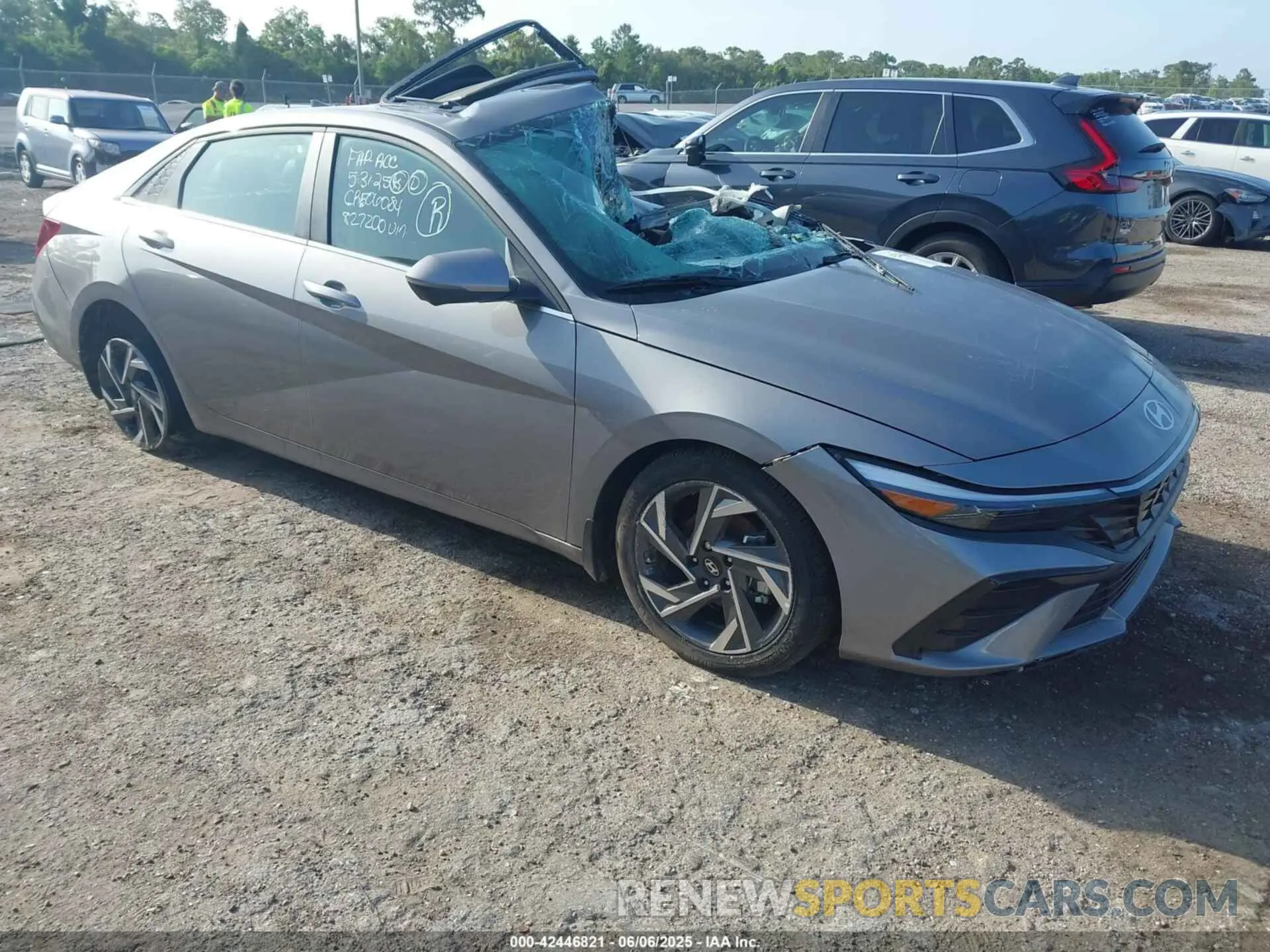 1 Photograph of a damaged car KMHLP4DG9RU827200 HYUNDAI ELANTRA 2024