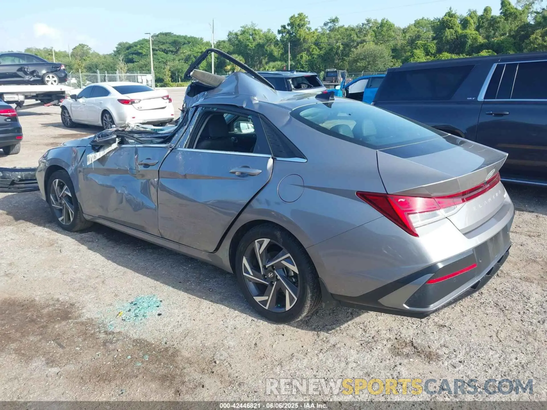 3 Photograph of a damaged car KMHLP4DG9RU827200 HYUNDAI ELANTRA 2024