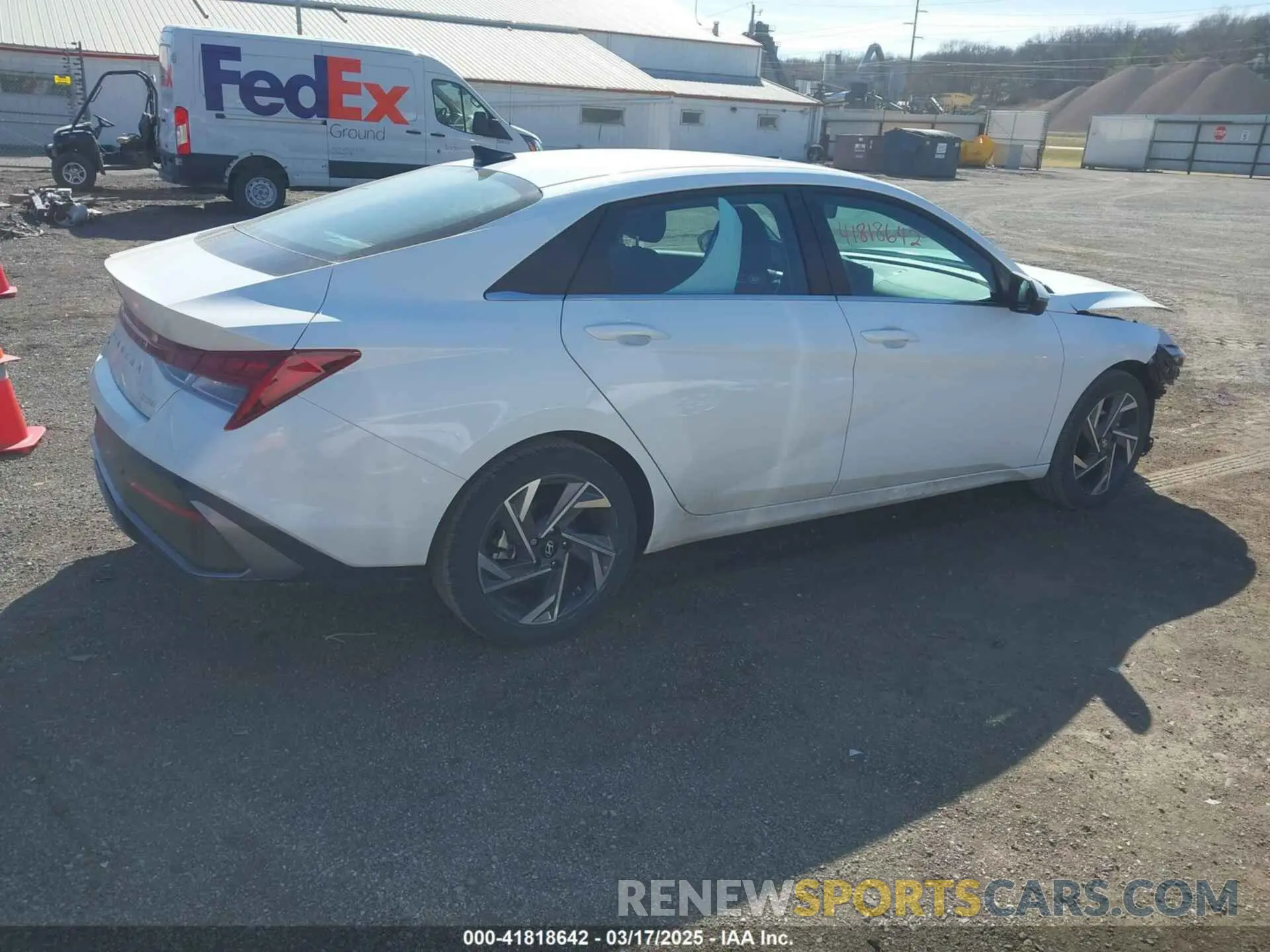 4 Photograph of a damaged car KMHLP4DGXRU779755 HYUNDAI ELANTRA 2024