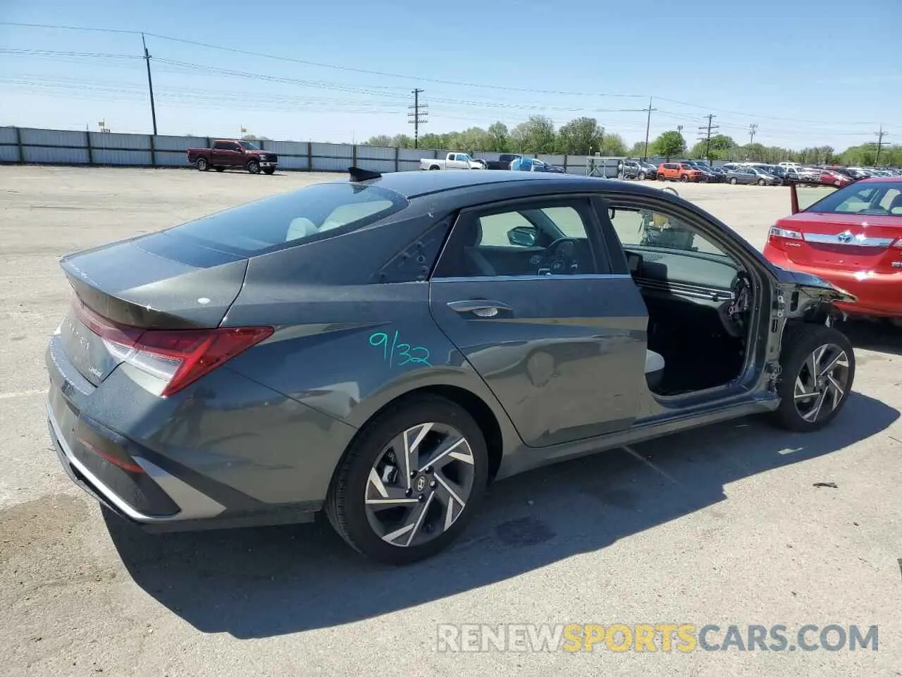 3 Photograph of a damaged car KMHLP4DGXRU833443 HYUNDAI ELANTRA 2024