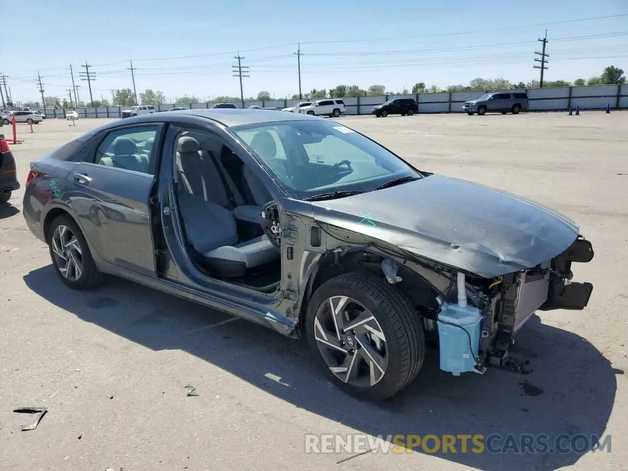 4 Photograph of a damaged car KMHLP4DGXRU833443 HYUNDAI ELANTRA 2024
