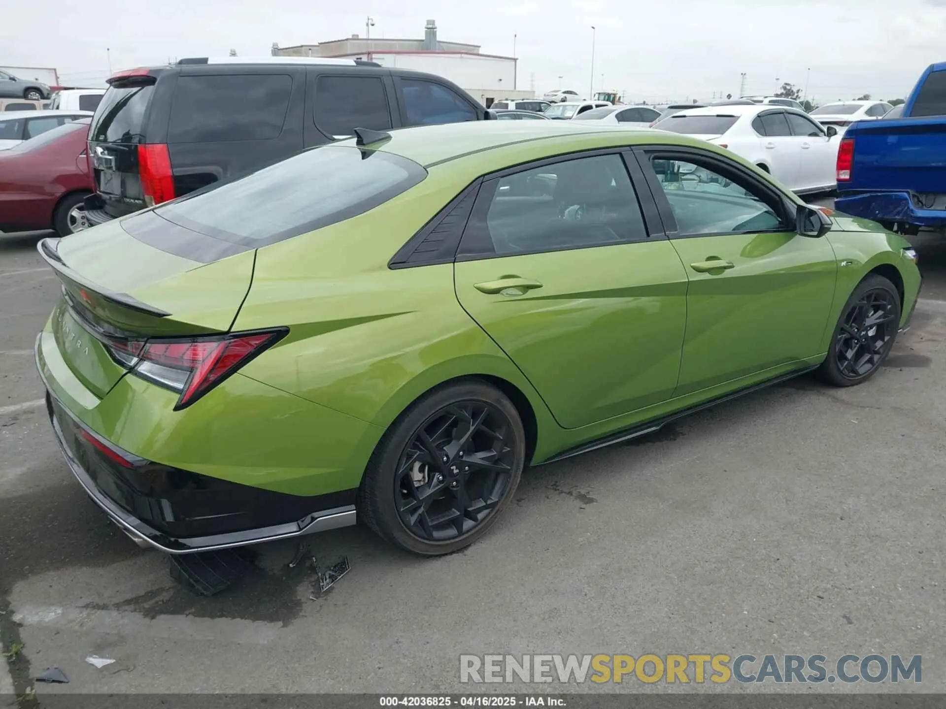 4 Photograph of a damaged car KMHLR4DF1RU736388 HYUNDAI ELANTRA 2024