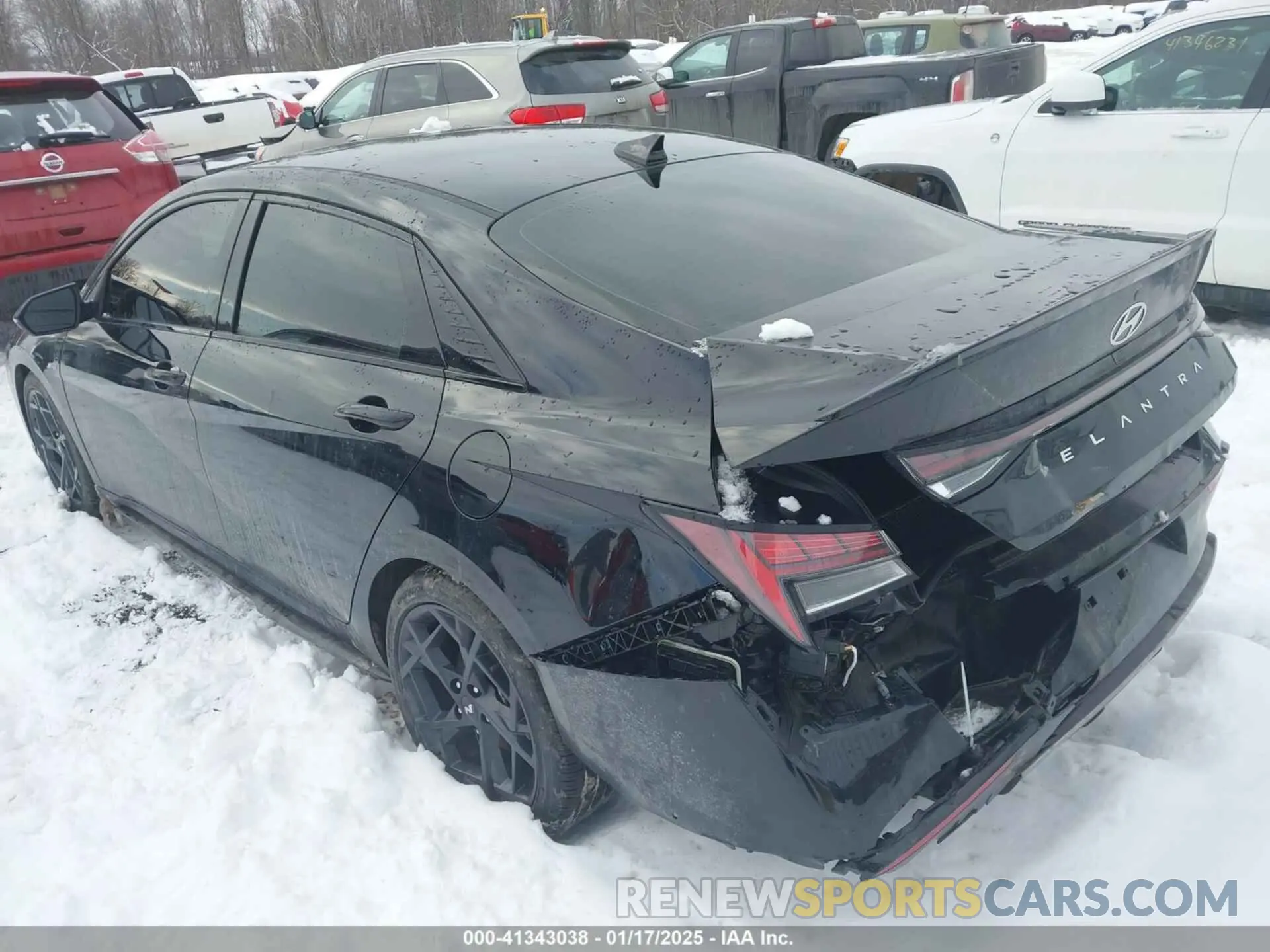 3 Photograph of a damaged car KMHLR4DF1RU812434 HYUNDAI ELANTRA 2024