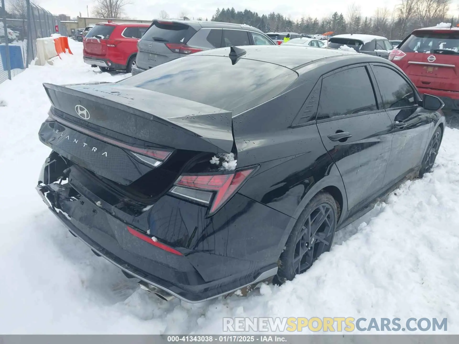 4 Photograph of a damaged car KMHLR4DF1RU812434 HYUNDAI ELANTRA 2024