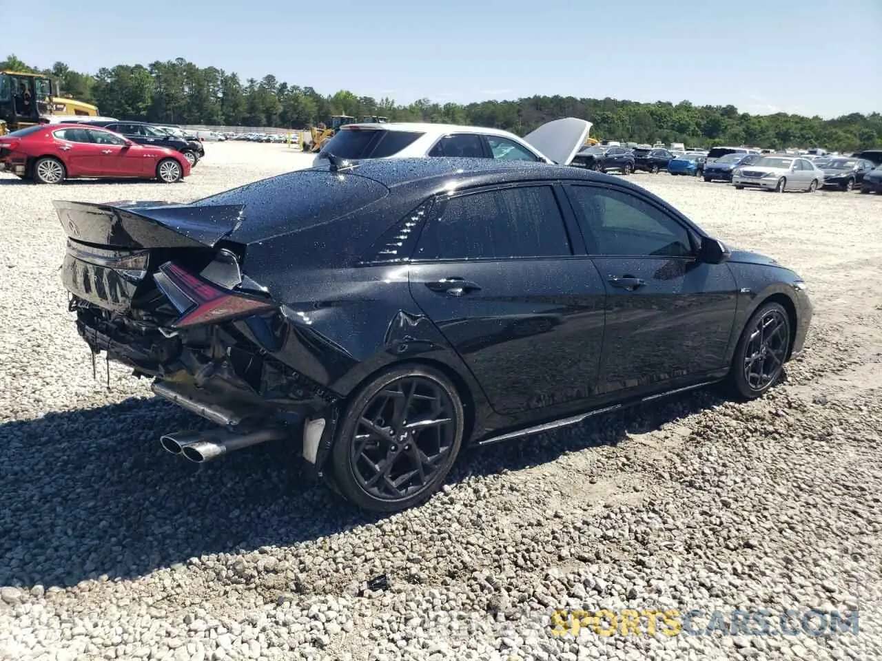 3 Photograph of a damaged car KMHLR4DF2RU728445 HYUNDAI ELANTRA 2024