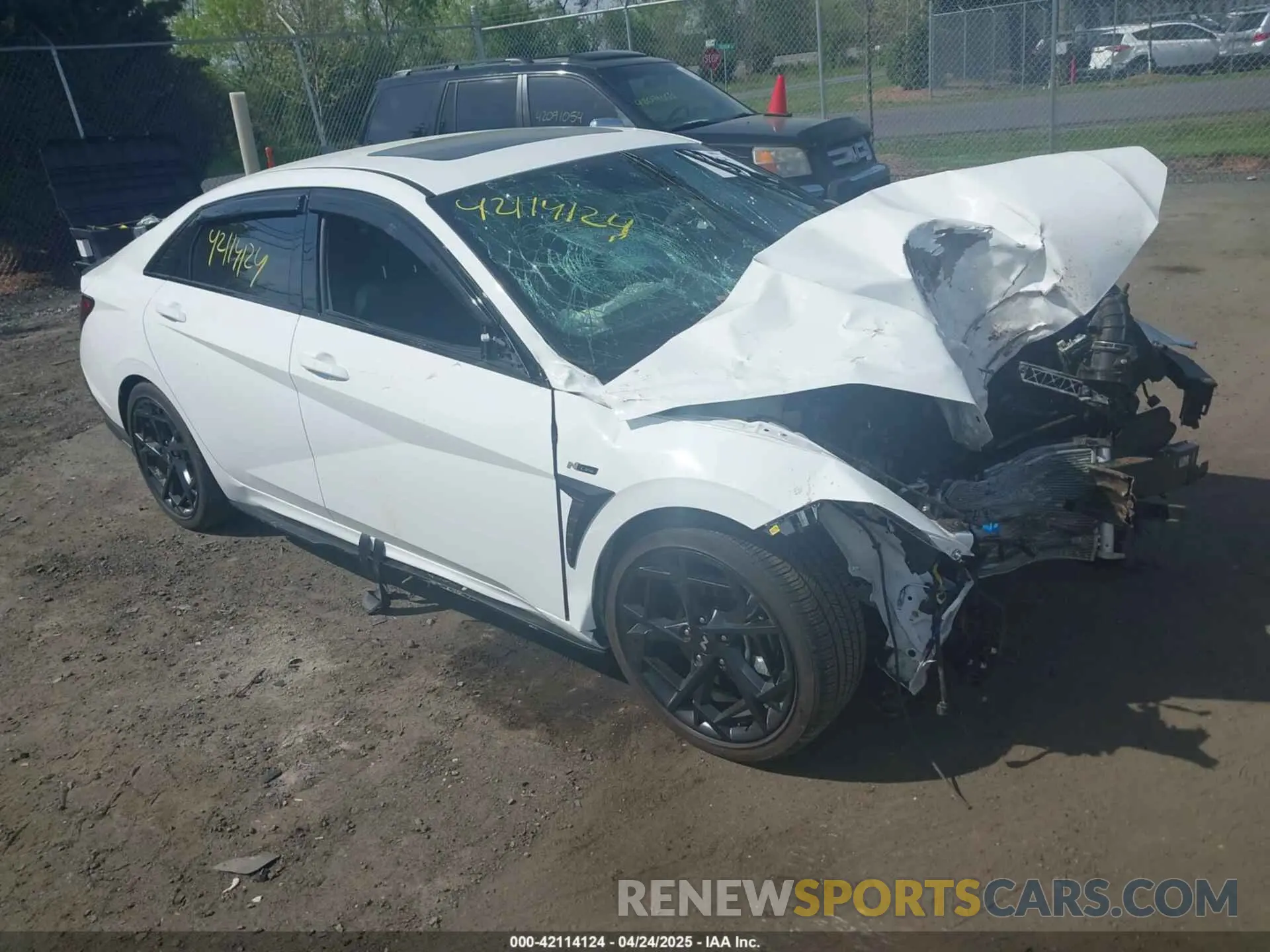 1 Photograph of a damaged car KMHLR4DF3RU796558 HYUNDAI ELANTRA 2024