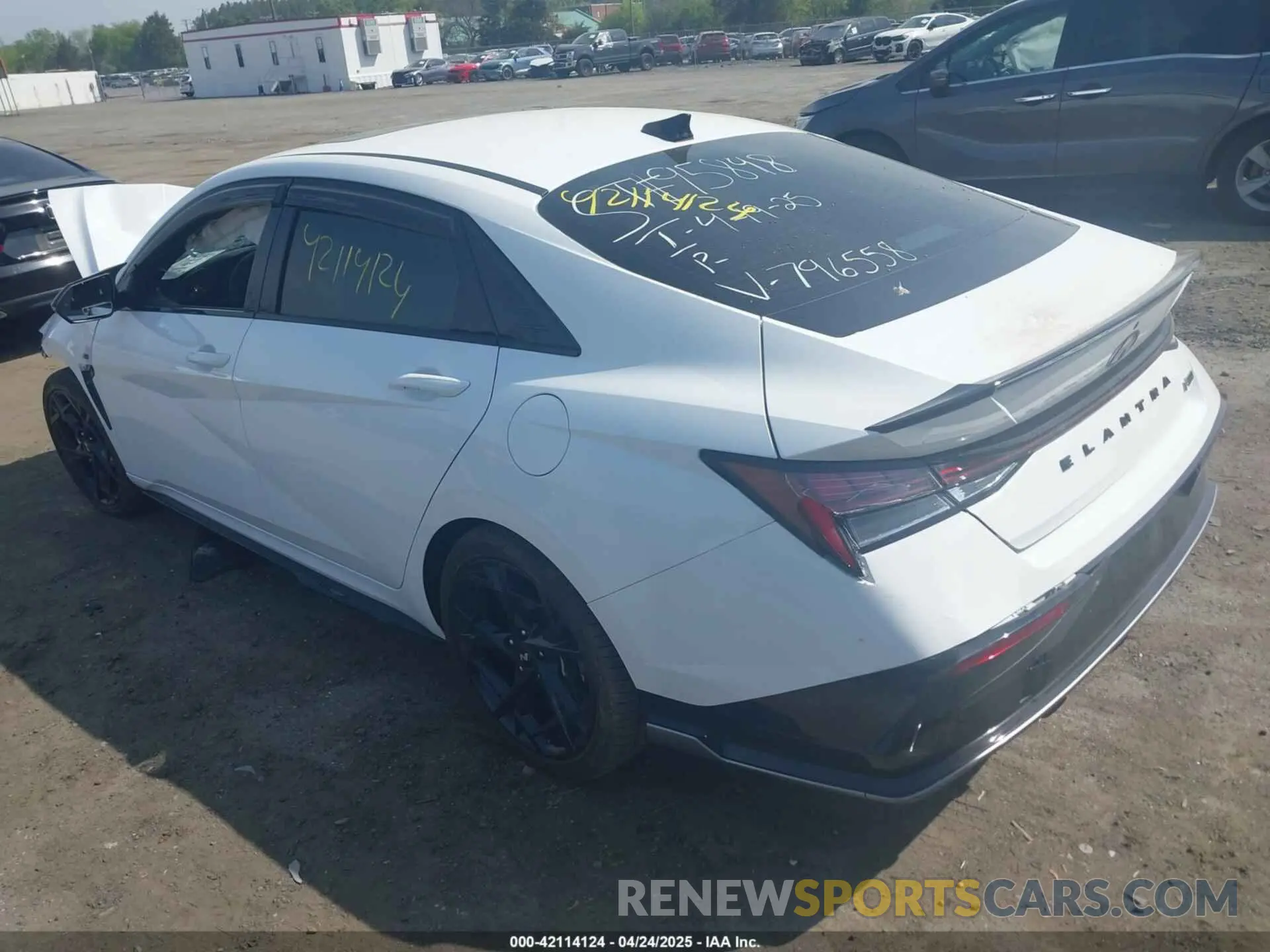 3 Photograph of a damaged car KMHLR4DF3RU796558 HYUNDAI ELANTRA 2024