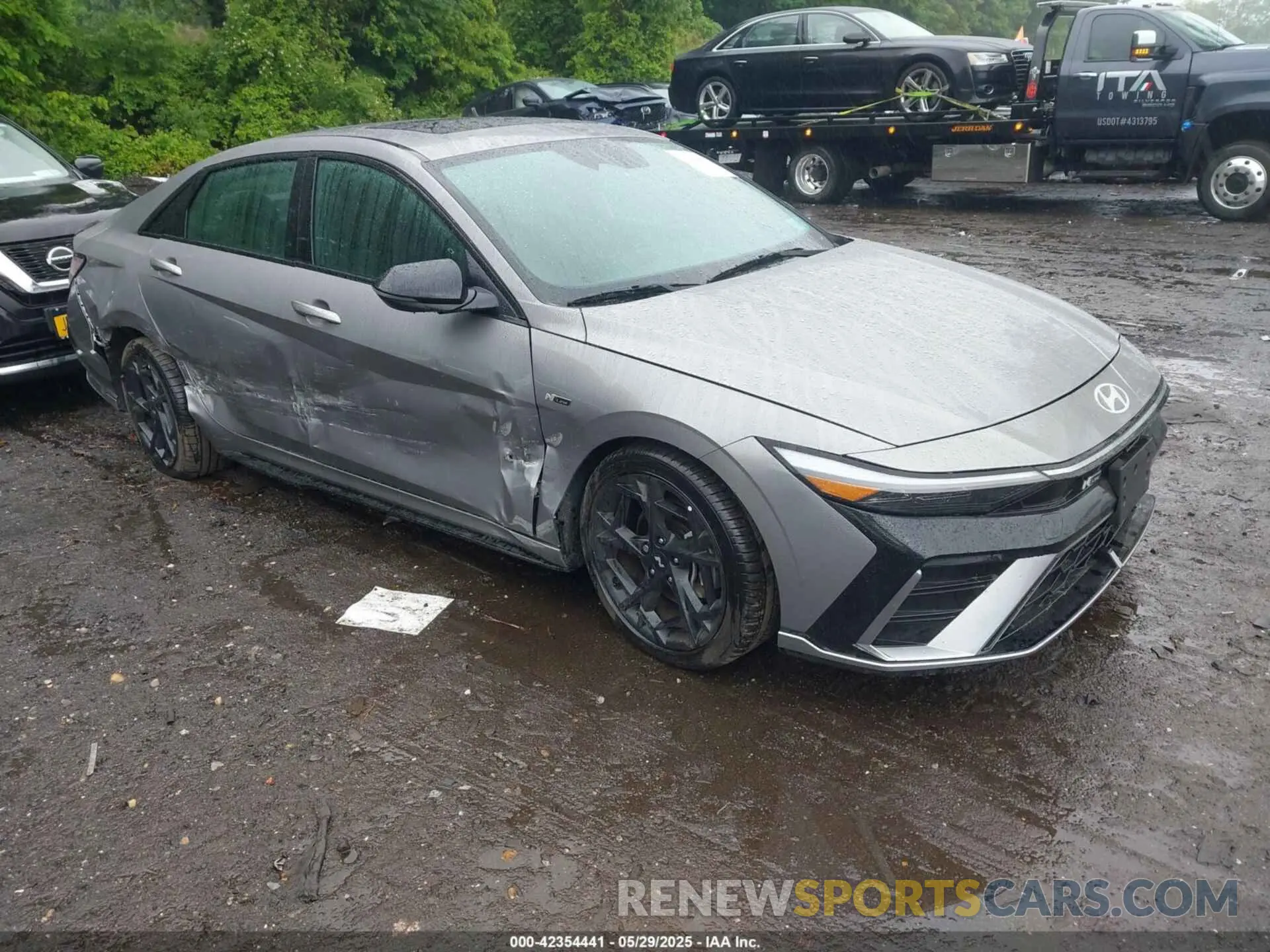 1 Photograph of a damaged car KMHLR4DF5RU737091 HYUNDAI ELANTRA 2024