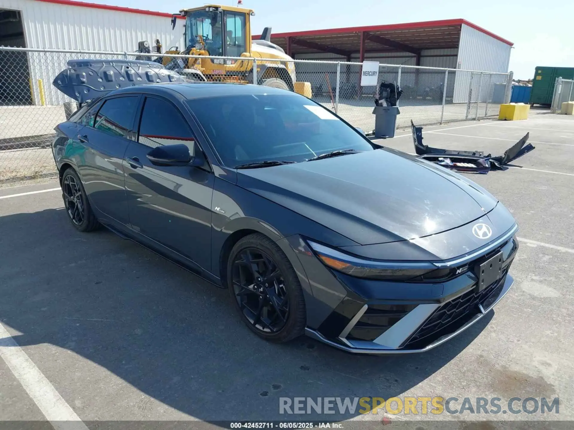 1 Photograph of a damaged car KMHLR4DF6RU725970 HYUNDAI ELANTRA 2024