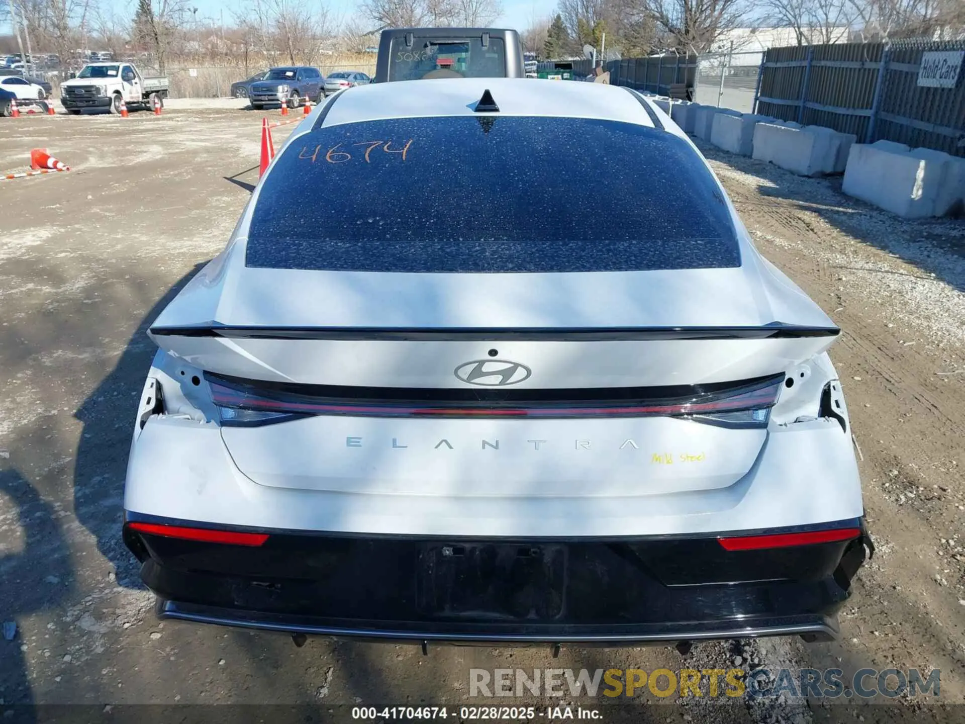 17 Photograph of a damaged car KMHLR4DFXRU821018 HYUNDAI ELANTRA 2024