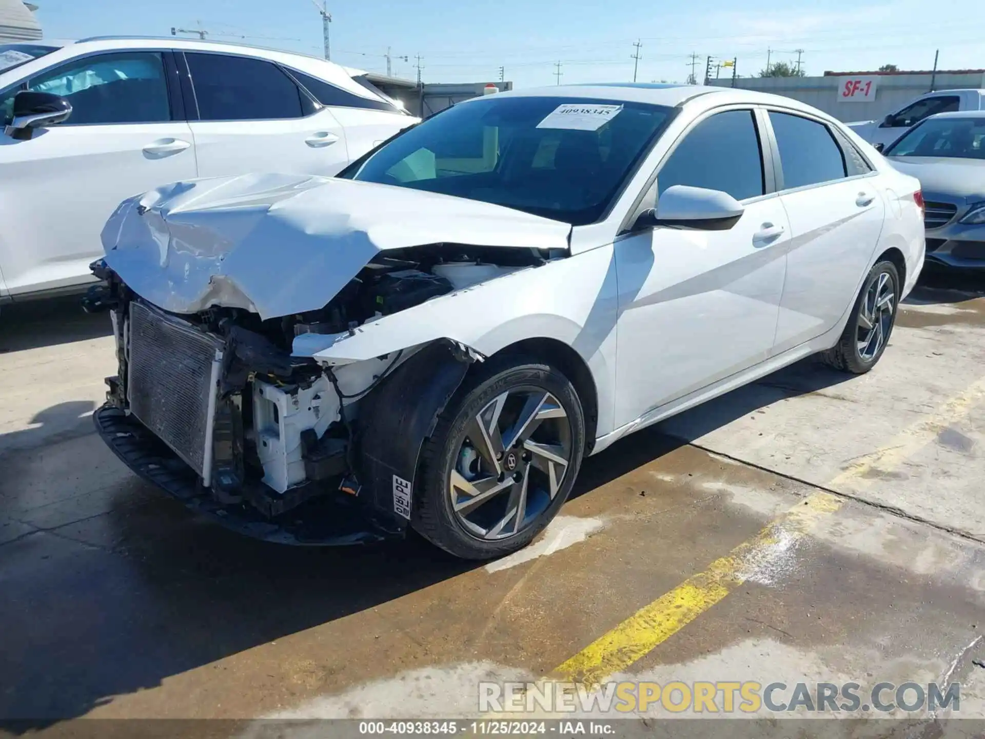 2 Photograph of a damaged car KMHLS4DG0RU660241 HYUNDAI ELANTRA 2024