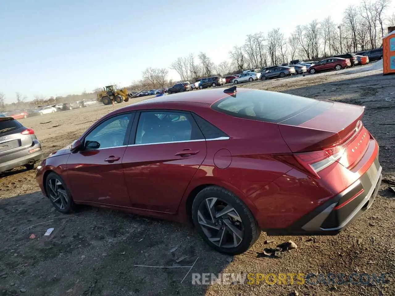 2 Photograph of a damaged car KMHLS4DG0RU700155 HYUNDAI ELANTRA 2024