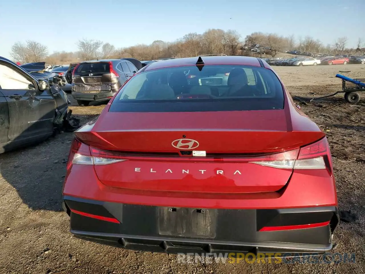 6 Photograph of a damaged car KMHLS4DG0RU700155 HYUNDAI ELANTRA 2024