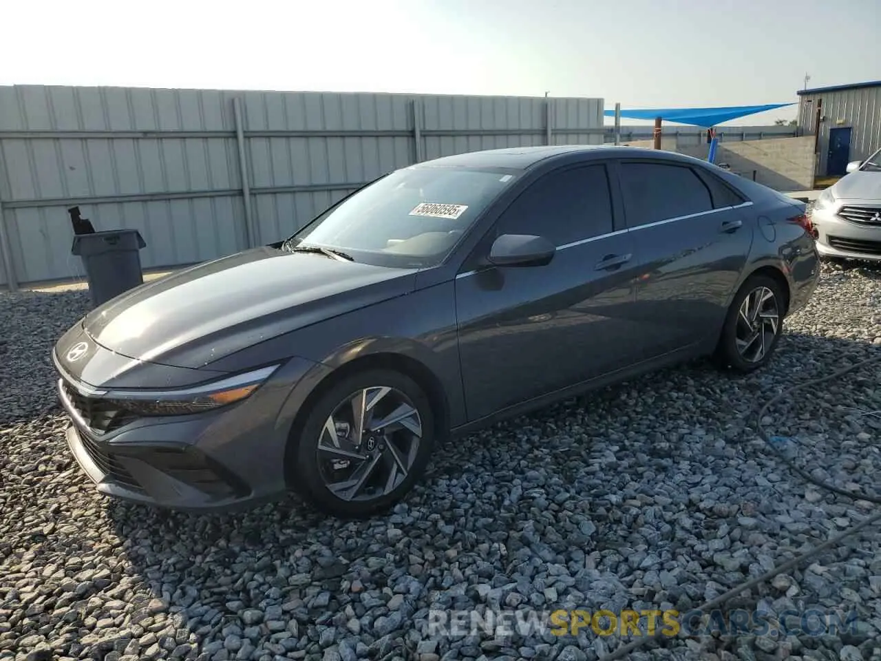 1 Photograph of a damaged car KMHLS4DG0RU730076 HYUNDAI ELANTRA 2024