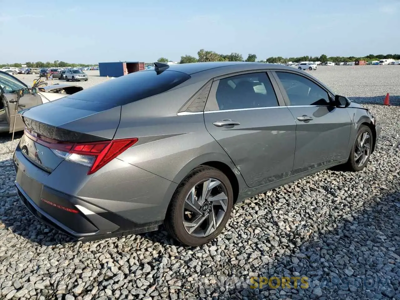 3 Photograph of a damaged car KMHLS4DG0RU730076 HYUNDAI ELANTRA 2024