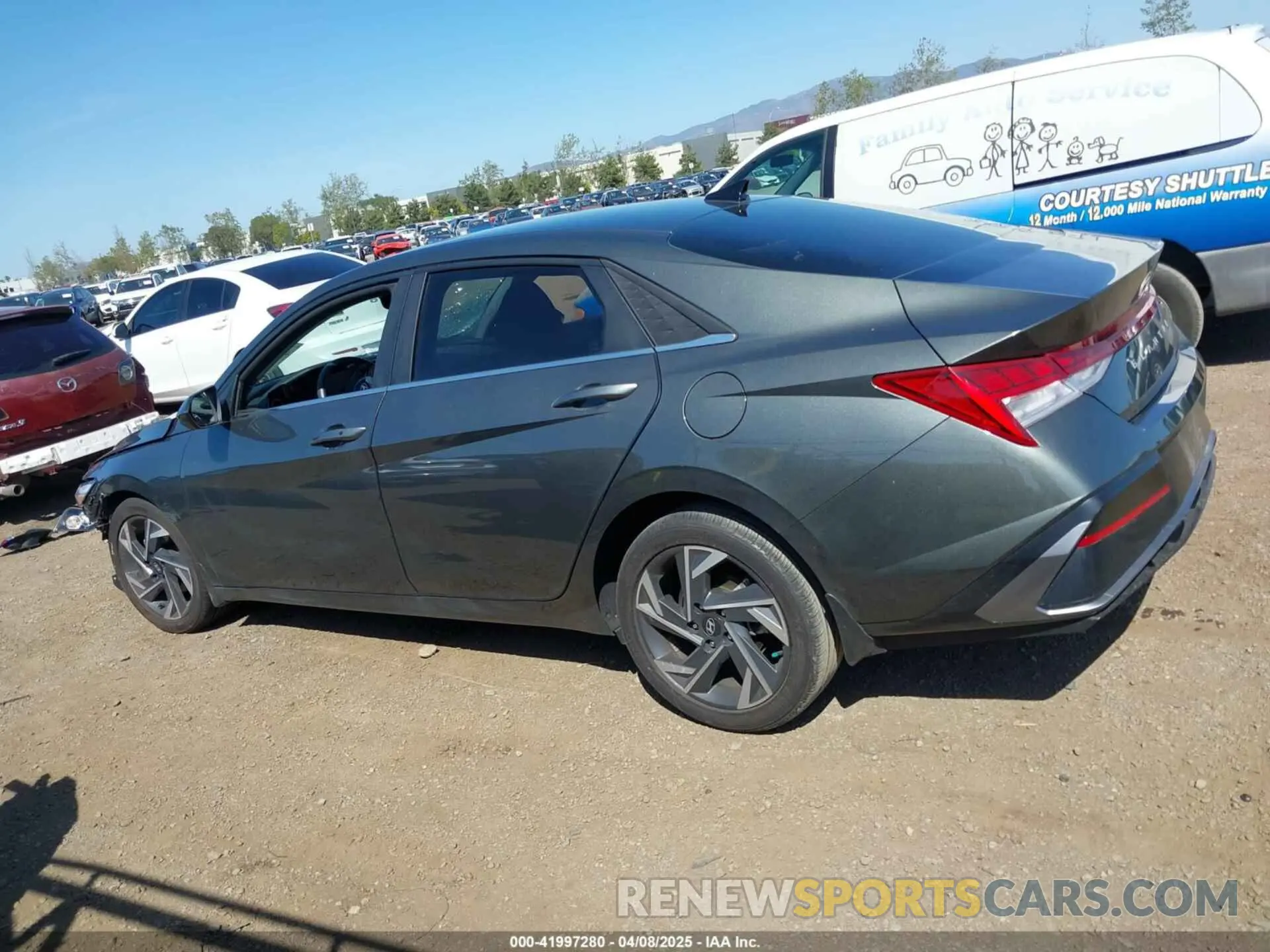 14 Photograph of a damaged car KMHLS4DG0RU738694 HYUNDAI ELANTRA 2024
