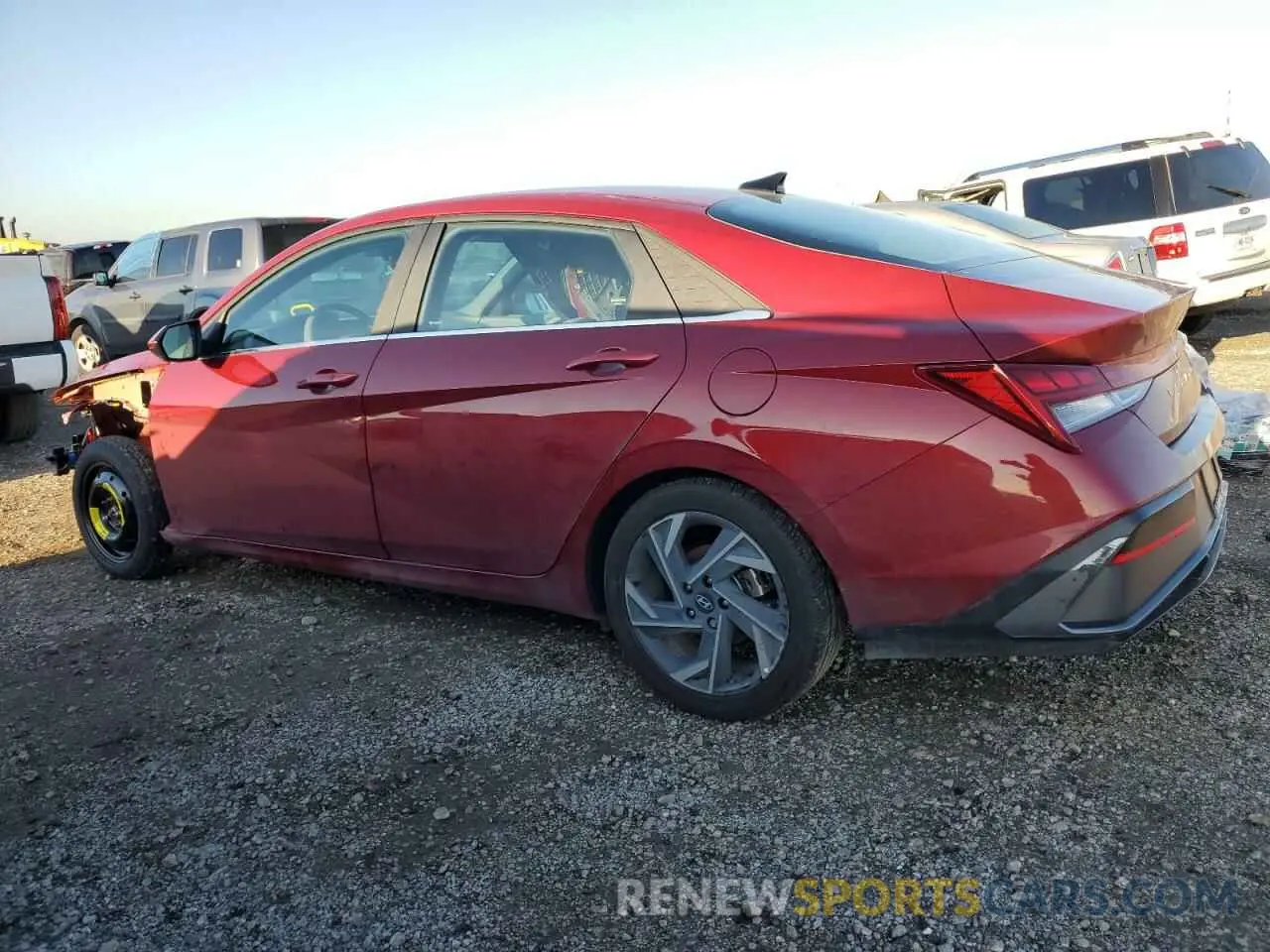 2 Photograph of a damaged car KMHLS4DG0RU770996 HYUNDAI ELANTRA 2024