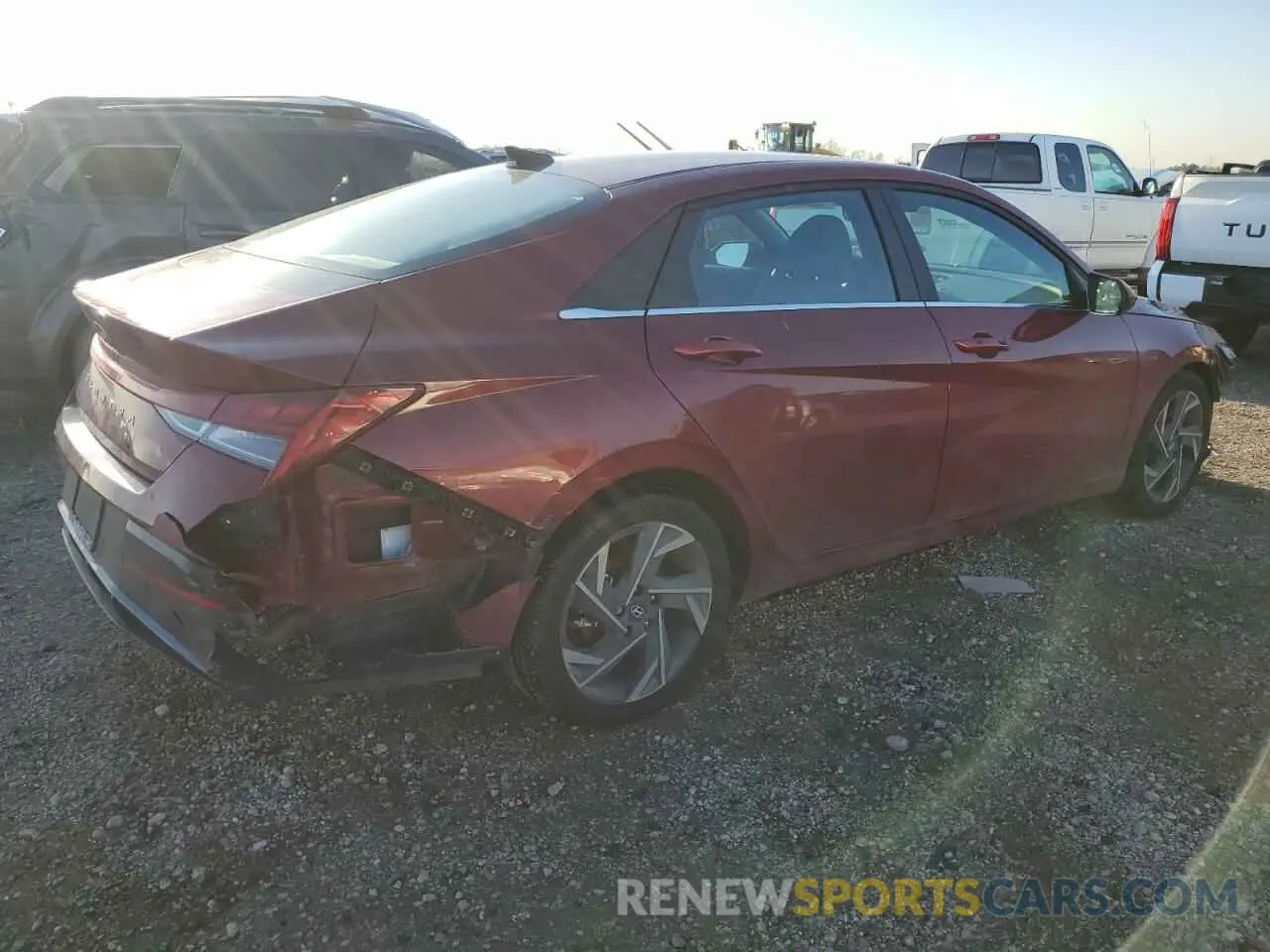 3 Photograph of a damaged car KMHLS4DG0RU770996 HYUNDAI ELANTRA 2024