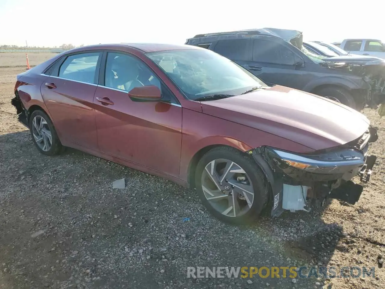 4 Photograph of a damaged car KMHLS4DG0RU770996 HYUNDAI ELANTRA 2024