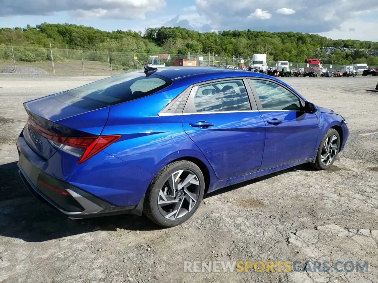 3 Photograph of a damaged car KMHLS4DG0RU772649 HYUNDAI ELANTRA 2024
