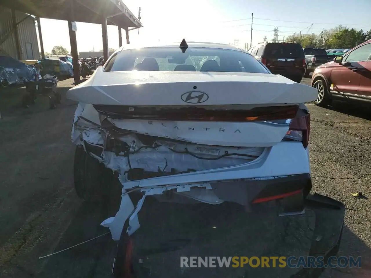 6 Photograph of a damaged car KMHLS4DG0RU783442 HYUNDAI ELANTRA 2024
