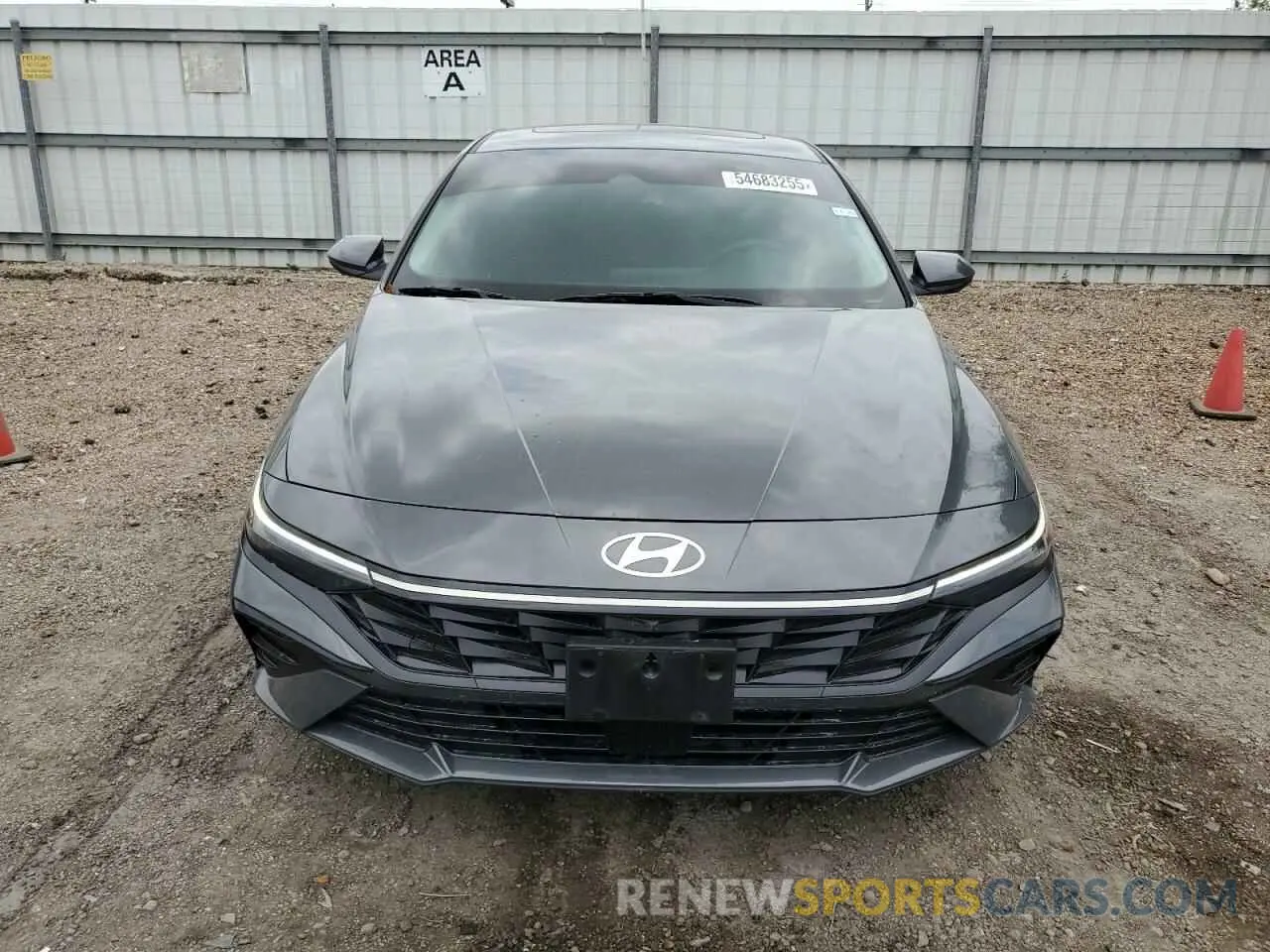 5 Photograph of a damaged car KMHLS4DG0RU819100 HYUNDAI ELANTRA 2024