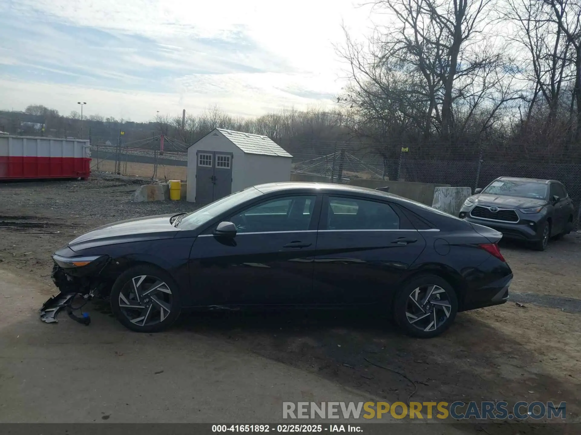14 Photograph of a damaged car KMHLS4DG0RU843042 HYUNDAI ELANTRA 2024
