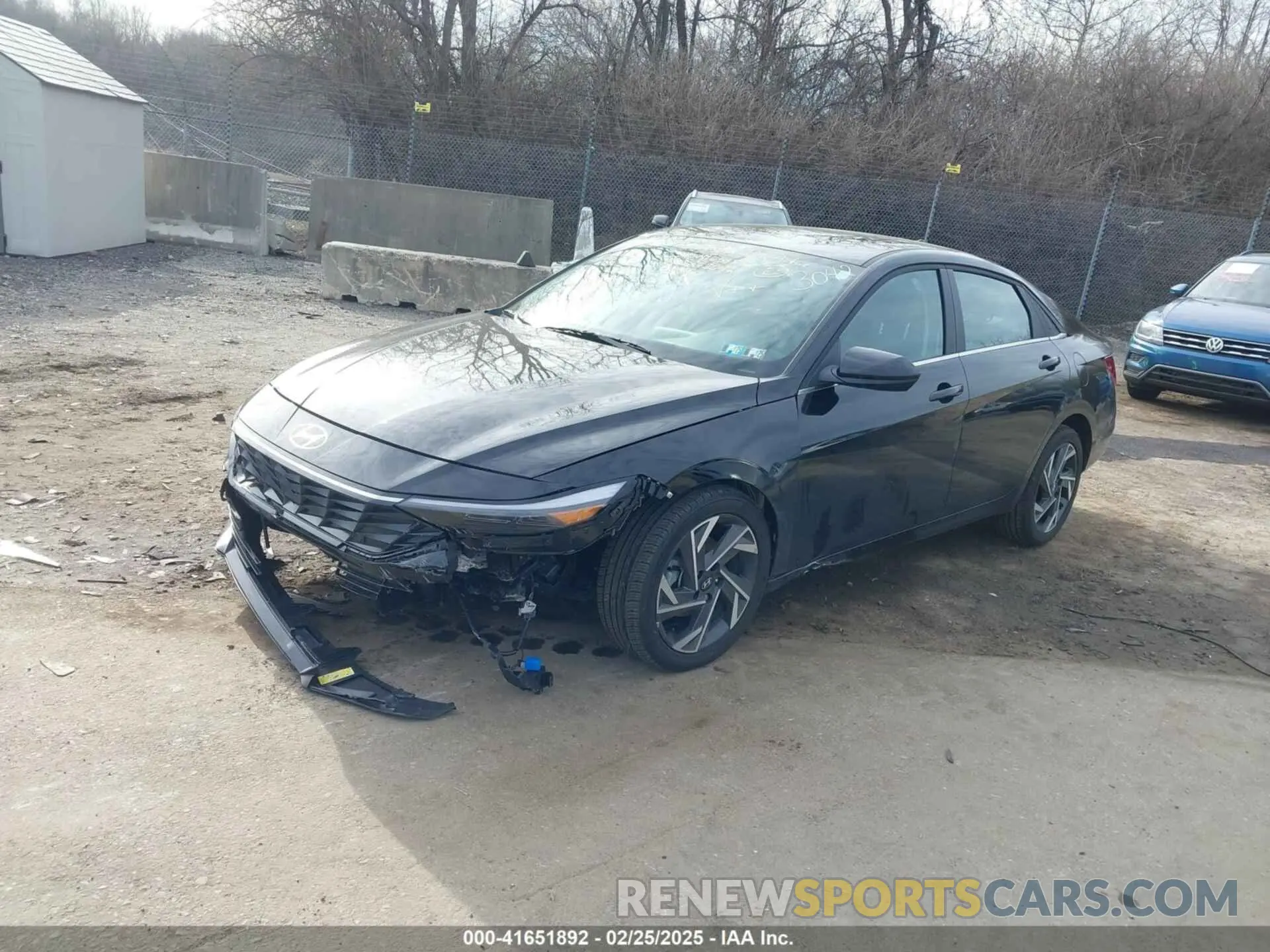 2 Photograph of a damaged car KMHLS4DG0RU843042 HYUNDAI ELANTRA 2024