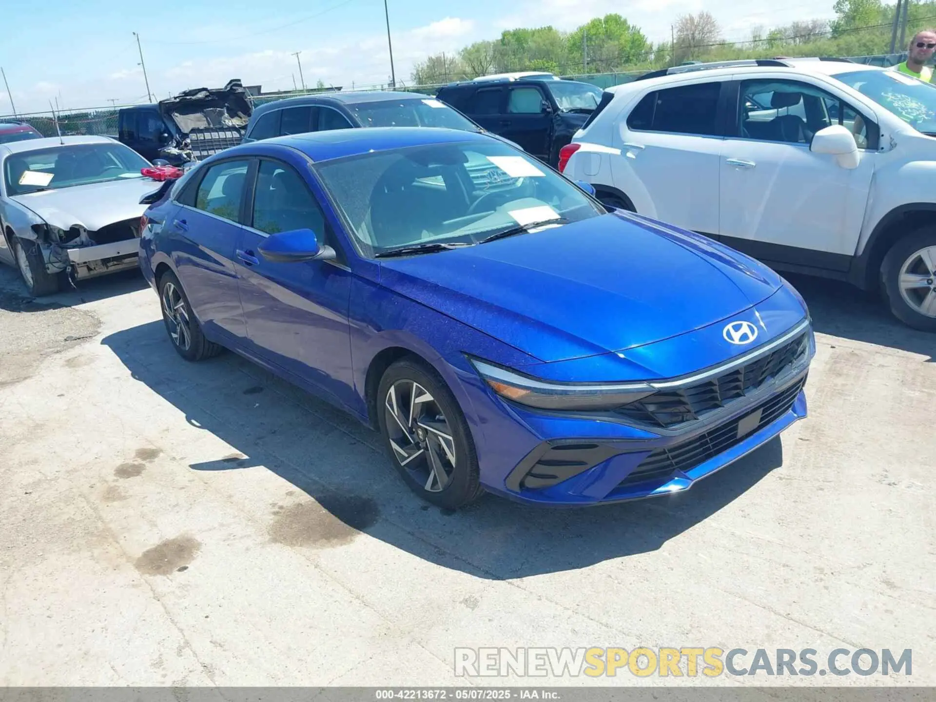 1 Photograph of a damaged car KMHLS4DG1RU836374 HYUNDAI ELANTRA 2024
