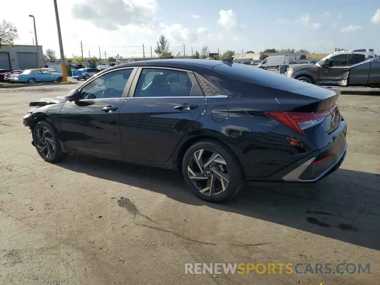 2 Photograph of a damaged car KMHLS4DG2RU756503 HYUNDAI ELANTRA 2024