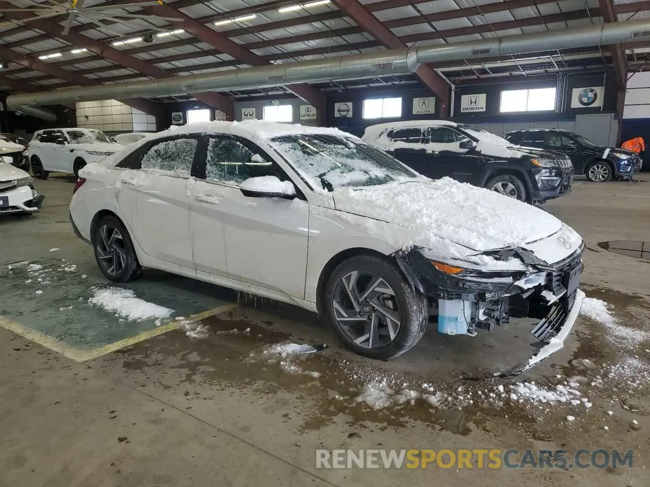 4 Photograph of a damaged car KMHLS4DG2RU772054 HYUNDAI ELANTRA 2024