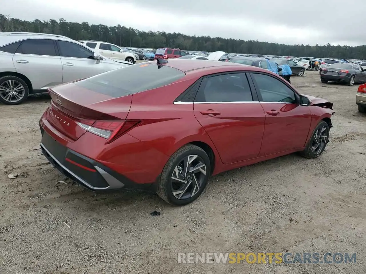 3 Photograph of a damaged car KMHLS4DG2RU810043 HYUNDAI ELANTRA 2024